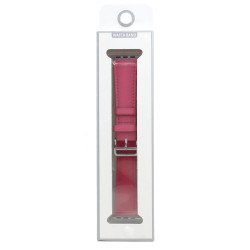 Fashion Leather Strap Wristband Replacement for Apple Watch Series Ultra/9/8/7/6/5/4/3/2/1/SE - 49MM/45MM/44MM/42MM (Rose Pink) Fashion Leather Strap Wristband Replacement for Apple Watch Series Ultra/9/8/7/6/5/4/3/2/1/SE - 49MM/45MM/44MM/42MM (Rose Pink)